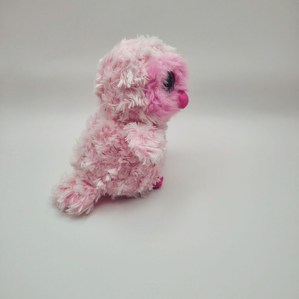 Ty Beanie Boos Twiggy the Pink Owl 2017 - Picture 9 of 14